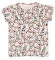 En Fant T-shirt - Pink w. Flowers