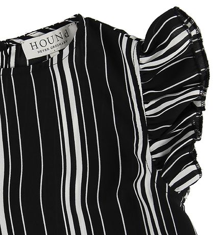 Hound T-Shirt - Schwarz/Weiß gestreift