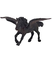 Papo Svartur pegasus - H: 9 cm