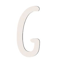 Sebra Wooden Letter - G - Birchbark Beige