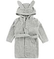 Pippi Baby Bathrobe - Gray w. Rabbit