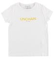 Grunt T-shirt - Eva - White w. Text