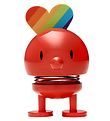 Hoptimist Baby Bumble - Rainbow - 7 cm - Röd