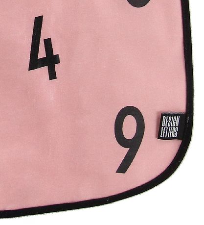 Design Letters Bib - Rose w. Numbers