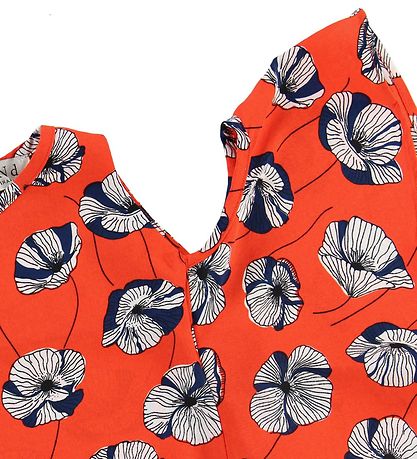 Hound Top - Red w. Flowers