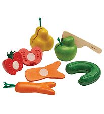 PlanToys Ávextir og grænmeti - Marglitað