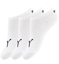 Puma Ankelstrømper - 3-pak - Invisible - Hvid