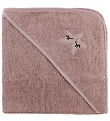 Nørgaard Madsens Baby towel - 75x75 cm - Pink w. Star