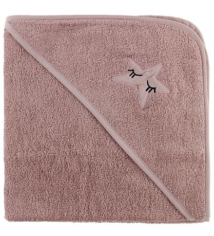 Nørgaard Madsens Babyhandduk - 75x75 cm - Rosa m. Stjärna