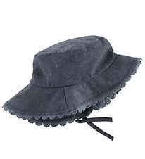 Melton Bucket-hattur - UV30 - Gallaefni M. Blúndur