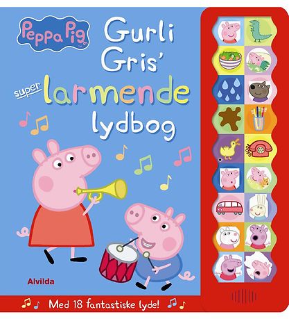 Alvilda Book w. Sound - Peppa Pig' Super-larmende Audiobook - Da