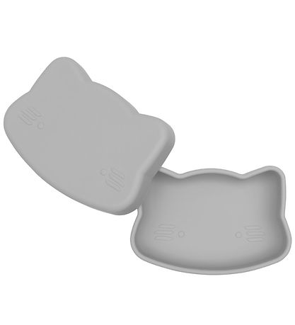 We Might Be Tiny Snackbox - Kat - Silicone - Grijs