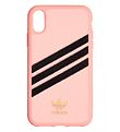 Coque adidas Originals - 3 bandes - iPhone XS Max - Clear Pink