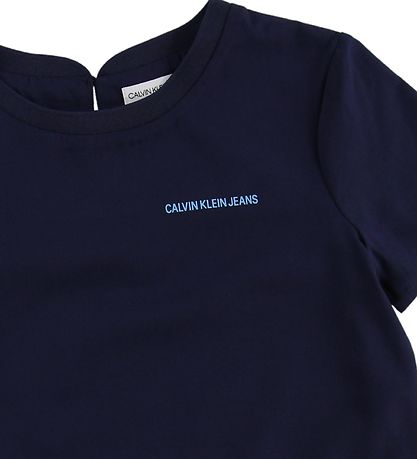Calvin Klein T-shirt - Modal/Cotton - Navy