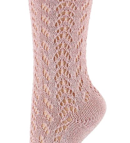 Condor Knee High Socks - Knitted - Rose/Glitter