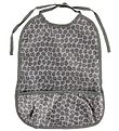 Smallstuff Bib w. Food Catcher - Long - Leopard