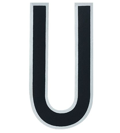 Autocollant Design Letters - Mobile - U - 5 cm - Black