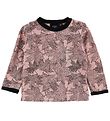 Petit by Sofie Schnoor Bluse - Wolle/Baumwolle - Puder m. Blätte
