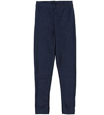Engel Leggings - Wol/Zijde - Navy