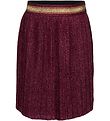 Petit by Sofie Schnoor Skirt - Fiippa - Bordeaux w. Glitter