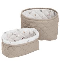 Cam Cam Opbevaringskurv - 2 stk - 22x15/24x17 cm - Hazel