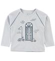 Fixoni Pullover - Joy - Hellblau m. Autos