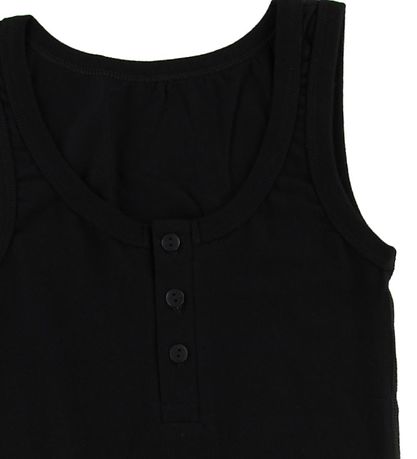 Say-So Undershirt - Black w. Buttons