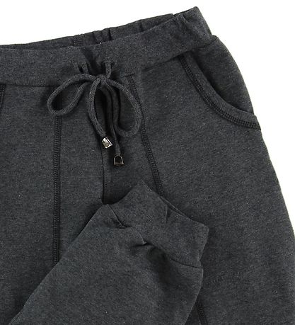 Say-So Sweatpants - Dark Grey Melange