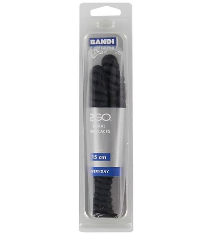 2GO Elastic Spiral laces - 100/120 cm - 1 Pair - Black