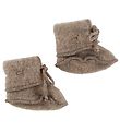 Engel Booties - Wool - Melange Walnut