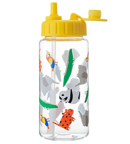 Petit Jour Paris Vatnsflaska - 350 ml - Gult M. Dýr