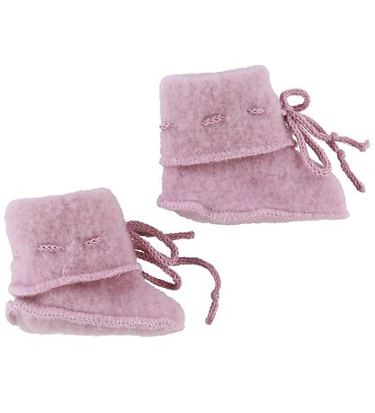 Engel Booties - Wool - Melange Pink