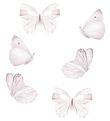 Autocollant mural That's Mine - Papillons - 6 pièces - White