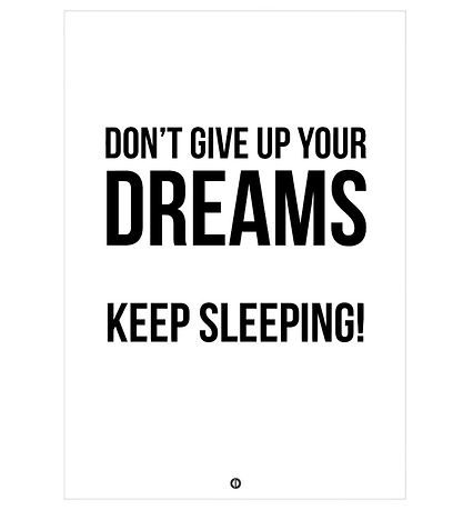 Citatplakat Poster - B2 - Don´t Give Up Your Dreams