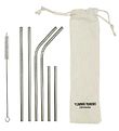 Yummii Yummii Straws - 6 pcs - Mix - Stainless Steel
