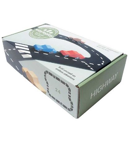 Waytoplay Car Track - 24 pcs - Highway