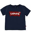 Levis T-Shirt - Fledermausflügel - Navy m. Logo