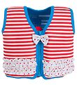 Konfidence Simväst - Original - Marthas Red Stripe Frills