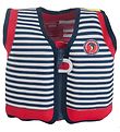 Konfidence Simväst - Original - Hamptons Marinblå Stripe