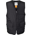 Hound Puffer Vest - Black w. Pockets