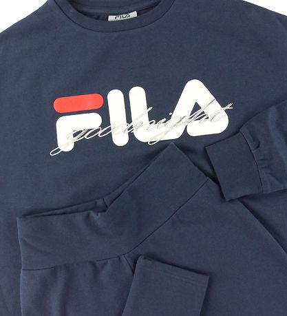Fila Pyjama Set - Navy w. Logo