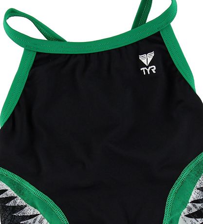 Maillot de Bain TYR - Shark Morsure Diamondfit - Noir/Vert