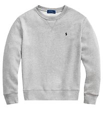 Polo Ralph Lauren Sweatshirt - Gråmelerad m. Logo