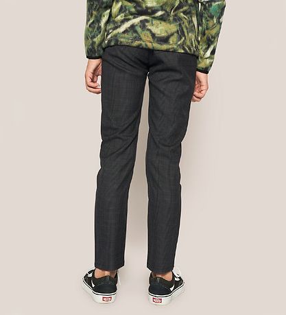 Grunt Pants - Dude Ankle - Dark Grey Check