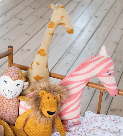 Peluche Smallstuff - 40 cm - Zèbre - Bubblegum