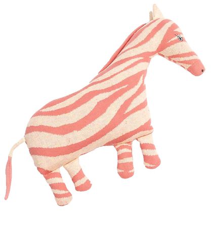 Peluche Smallstuff - 40 cm - Zèbre - Bubblegum