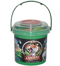 Wild Republic Bucket w. Animals - Mini - 15 pcs - Wild Animals