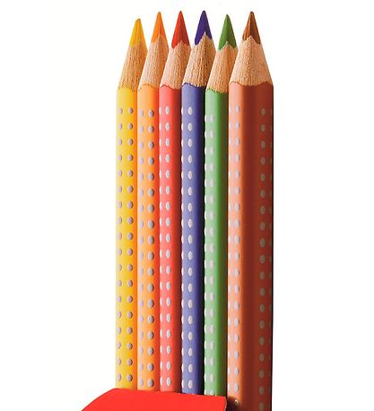 Faber-Castell Colouring Pencils - Jumbo Grip - Watercolour - 6 p
