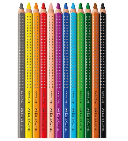 Faber-Castell Colouring Pencils - Jumbo Grip - Watercolour - 12 