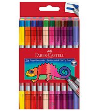 Faber-Castell Filzstifte - Doppel Dick/Dünn - 20 st. - Mehrfarbi
